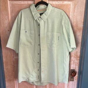 Orvis Light Green Short-Sleeve Button-Down Shirt